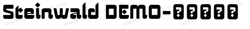 Steinwald DEMO字体转换